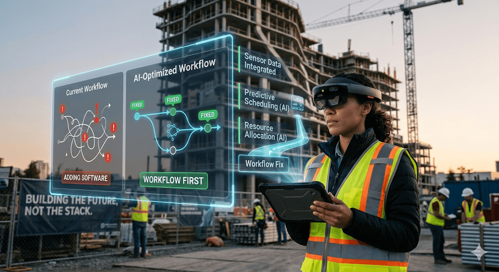AI in Construction Isn’t About New Software; It’s About Removing the Work No One Should Be Doing